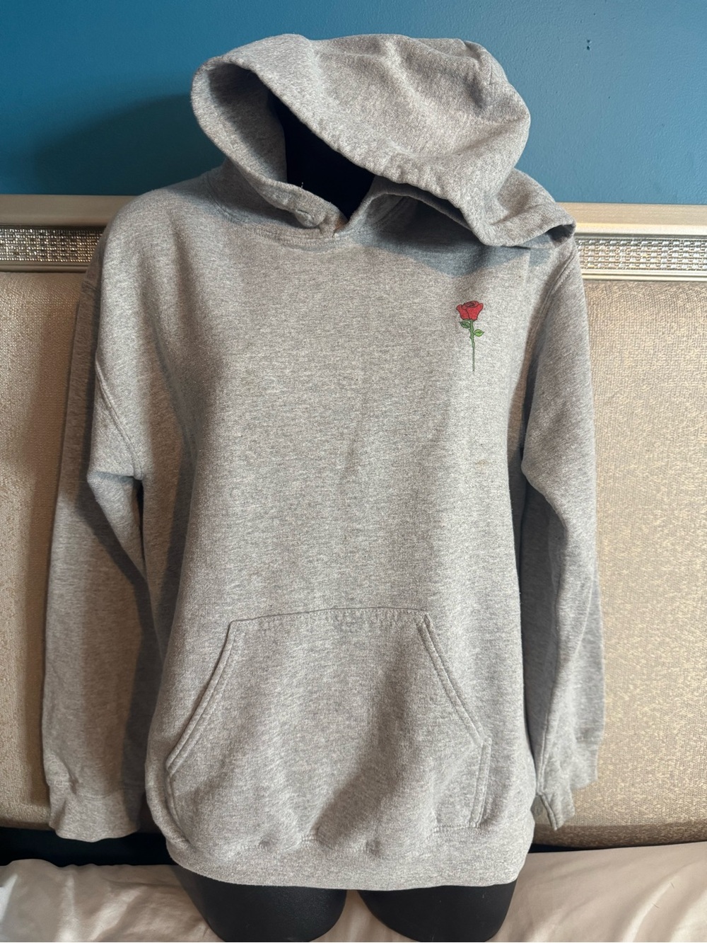 Troye Sivan Suburbia Tour Graphic Print Fleece Pullover Hoodie Gray Unisex S